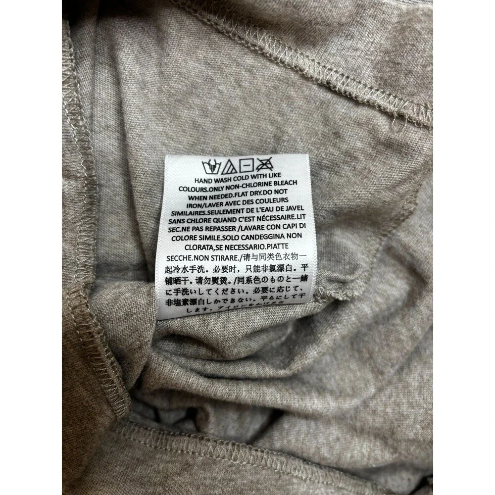 Fear of God Essentials Mens XXL Oatmeal Heather Long Sleeve Shirt FOG Cotton - Picture 12 of 12